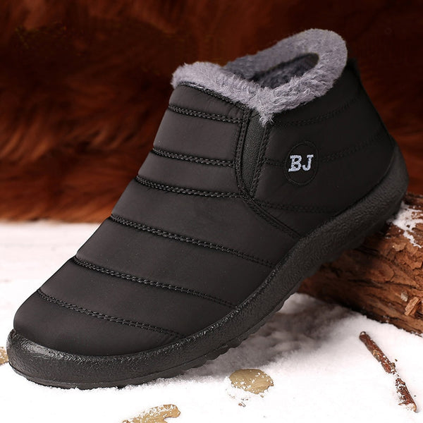 Winter Men'S Shoes For Men Boots Thick Fur Warm Ankle Boots Men Footwear Waterproof Snow Boots Botas Hombre Winter Shoes Unisex